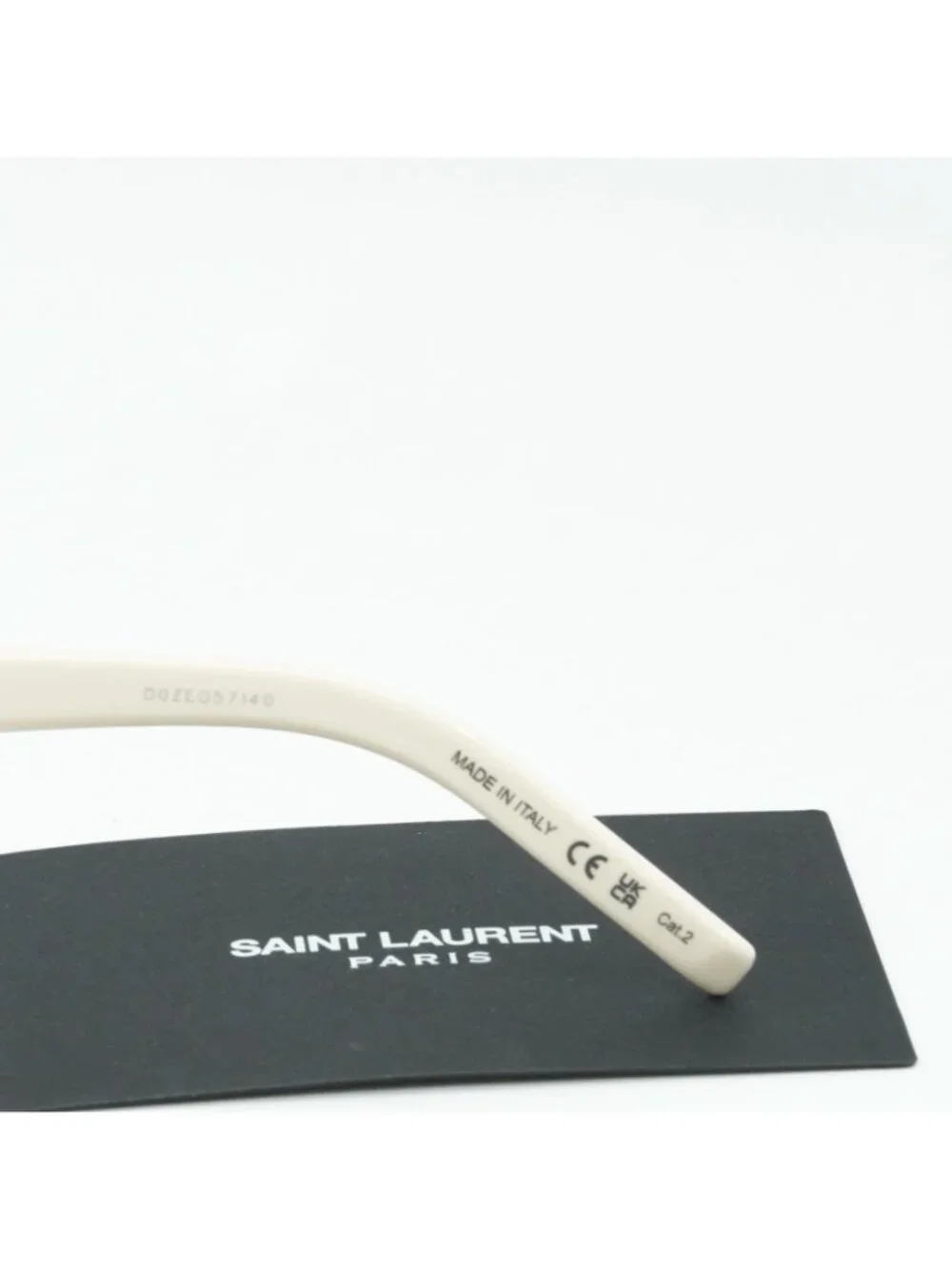 Saint Laurent SLM115 004 Cat Eye Sunglasses - Ivory / Brown
